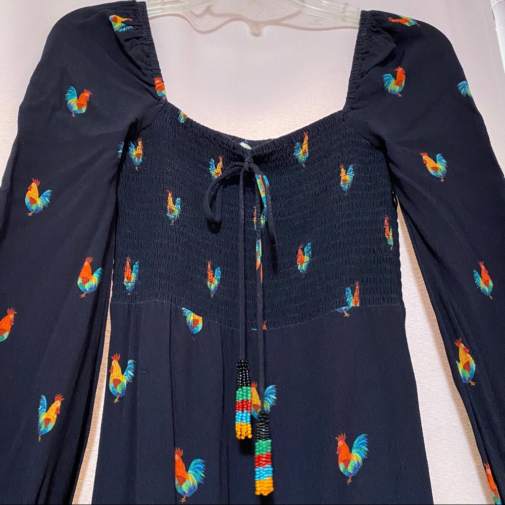 FARM RIO ROOSTER MIDI DRESS - Picture 4 of 8